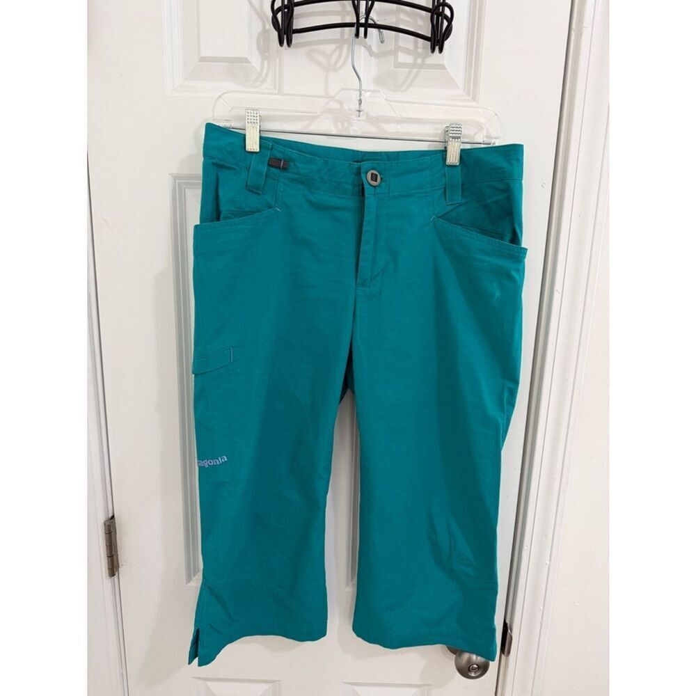 Patagonia Teal Capri Hiking Pants Size 6